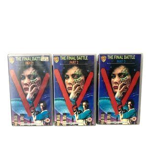 Complete V The Final Battle VHS Tapes Alien Science Fiction Sci Fi